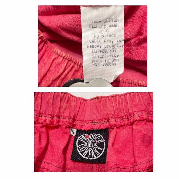 Produce Company Set Acid Wash Pink Tank Pants Jacket Outfit Art Wear Large - Picture 4 of 15